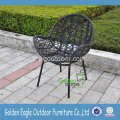 Popüler SGS PE Rattan Bahçe Hasır Boş Sandalye